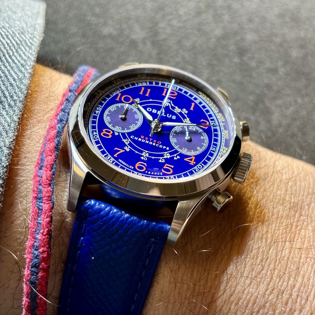 Retro Chronoscope "The Mistral Bleu" B