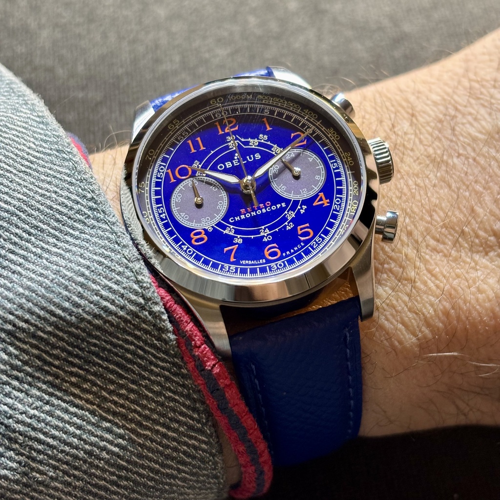 Retro Chronoscope "The Mistral Bleu" B