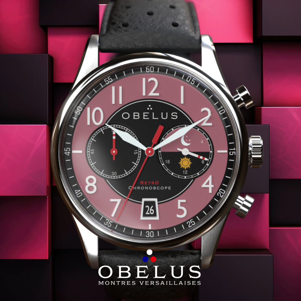 Retro Chronoscope "The Pink Robin"